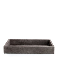Suede Tray Grey