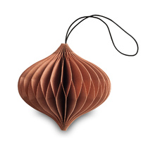 Copper Paper Onion Ornament