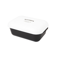 Frozzypack lunch box - black box/white lid
