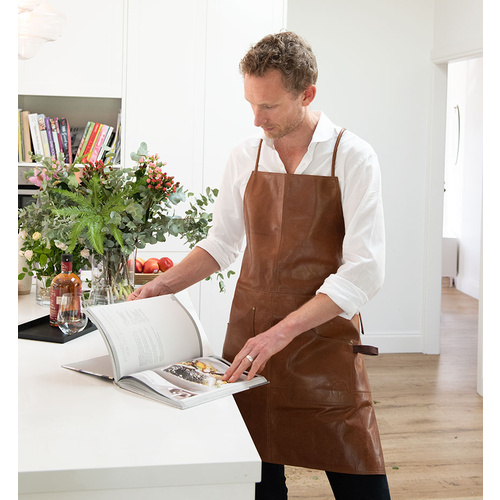 Leather Apron, Long Crossover Back