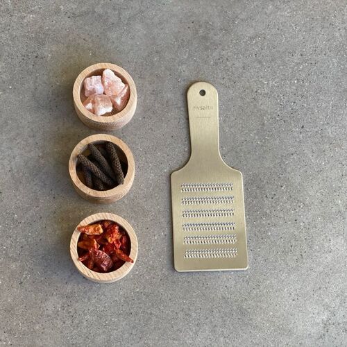 The Spice Lovers Kit - Rivsalt Spice Bowls + Rivsalt Spice Grater
