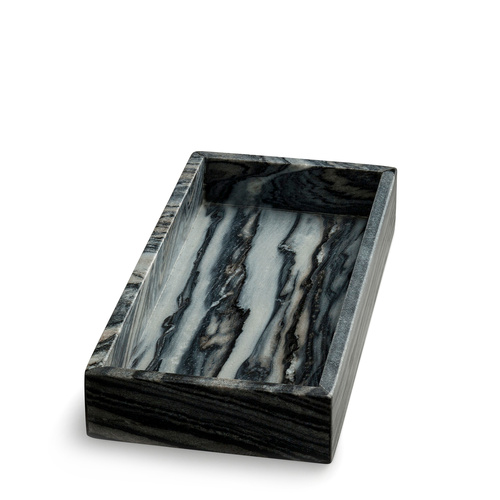 Grey Rectangular Marble Tray
