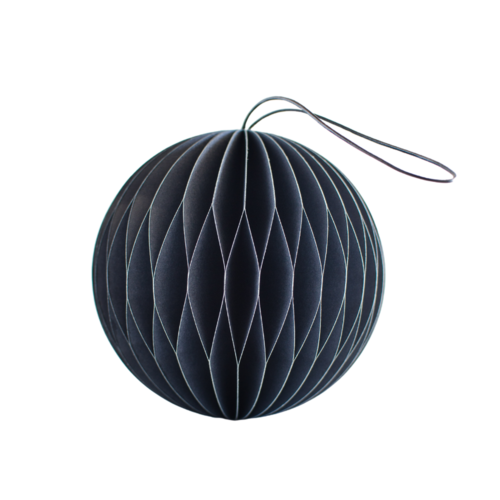 Midnight Haze Paper Sphere Ornament H8.5cm