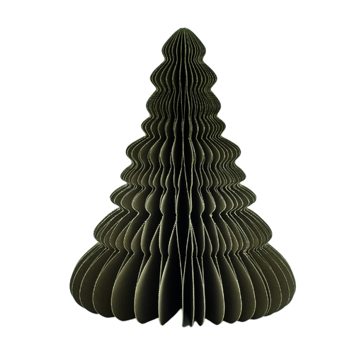 Christmas Tree Standing Ornament Olive Green 24cm