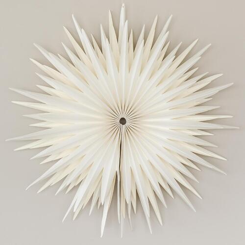 Window & Wall Hanging Star Ornament Off-White D70cm