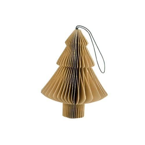 Flaxseed Paper Tree Ornament H10cm