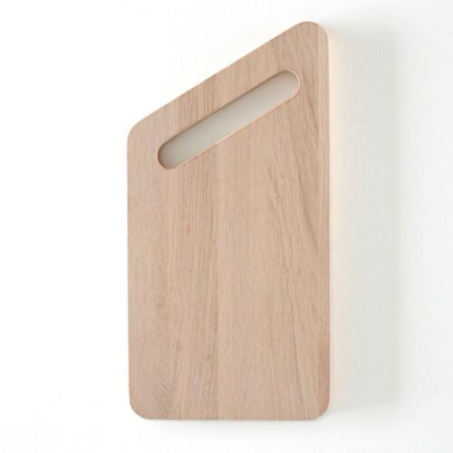 NUR KLIPPA Cutting board oak - large