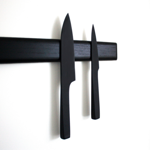 NUR JOVI Magnetic Knife Rack Black Oak
