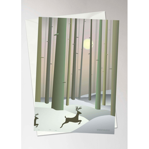 ViSSEVASSE Reindeers - Christmas Greeting Card A6