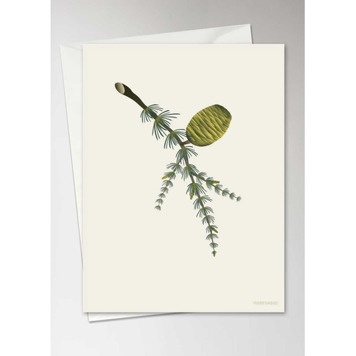ViSSEVASSE Cedar Cone - Christmas Greeting Card A6