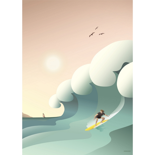 ViSSEVASSE Surfer - Poster