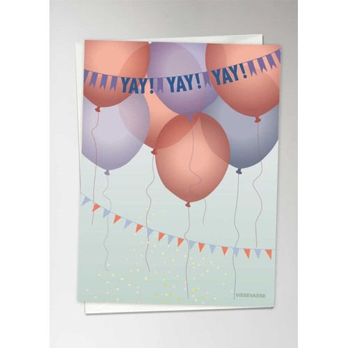 ViSSEVASSE Yay Yay Yay - Greeting Card A6