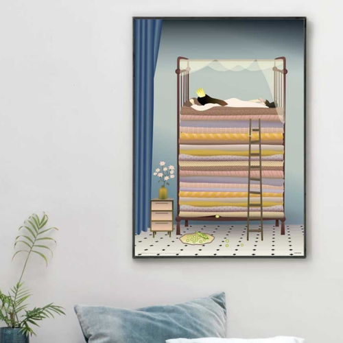 ViSSEVASSE The Princess And The Pea - Poster