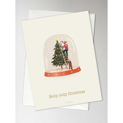 ViSSEVASSE Holly Jolly Christmas - Greeting Card A6